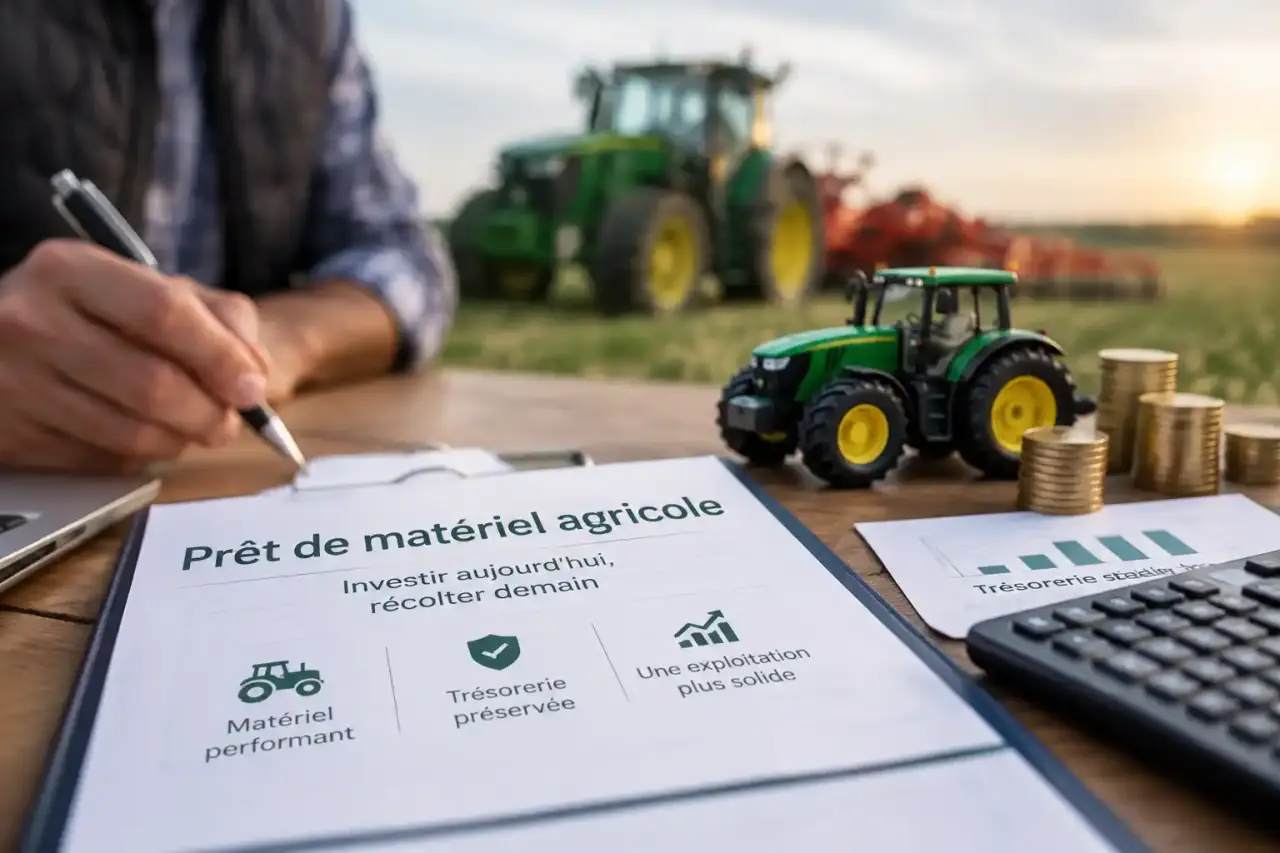 Simuler un prêt de matériel agricole sans fragiliser la trésorerie