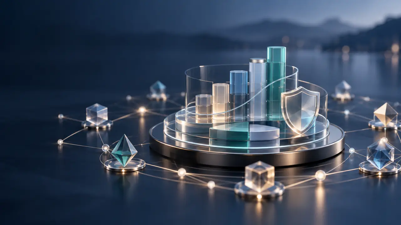 Visualisation numérique d'un fonds blockchain et de ses indicateurs de risque