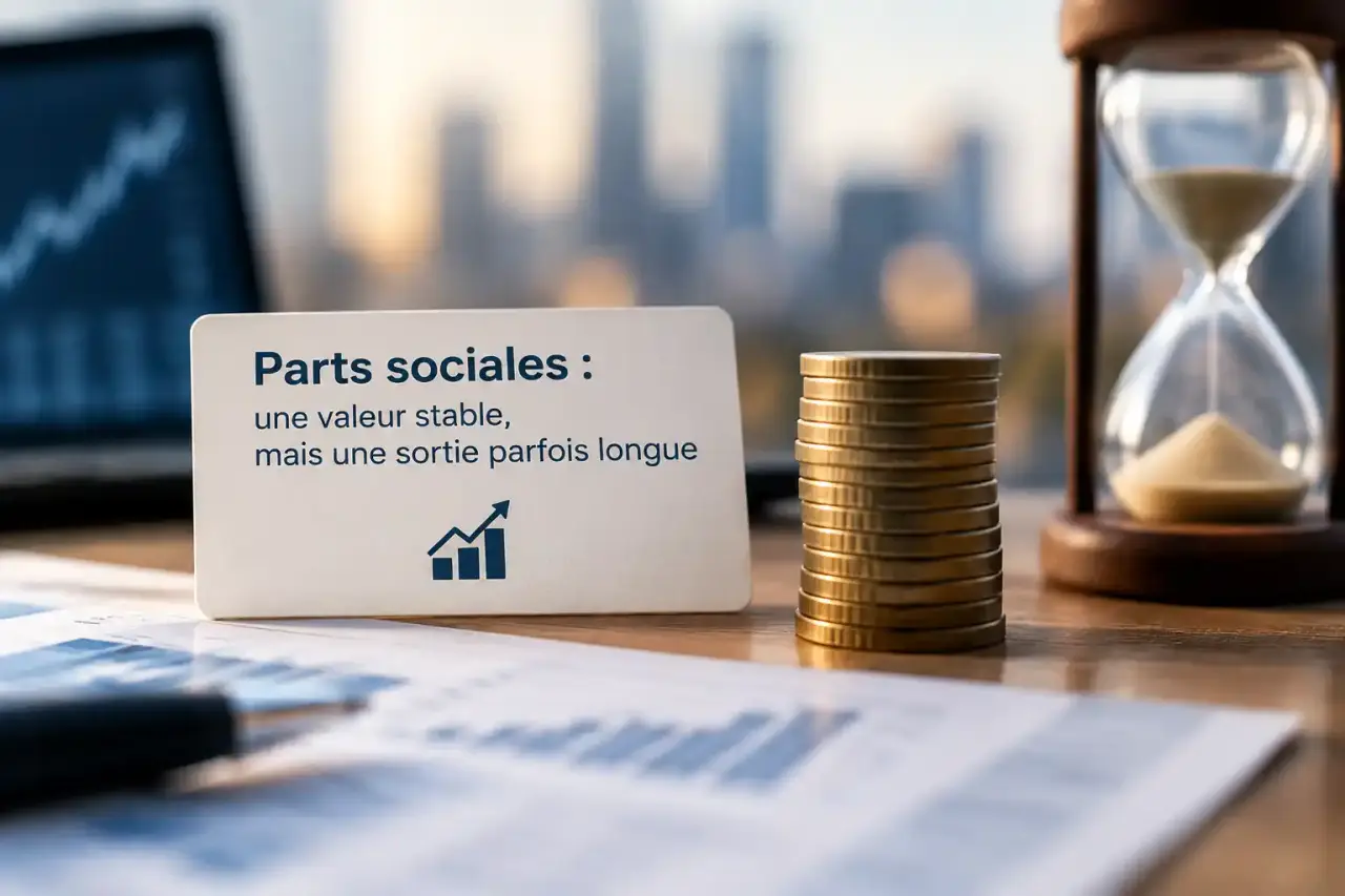Parts sociales : une valeur stable, mais une sortie parfois longue
