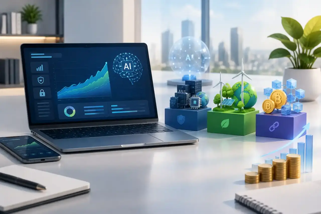 Visualisation abstraite de données financières et d'intelligence artificielle