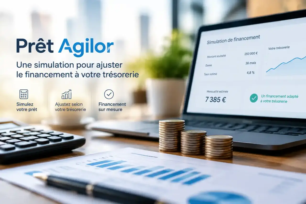Prêt Agilor : une simulation pour ajuster le financement à votre trésorerie