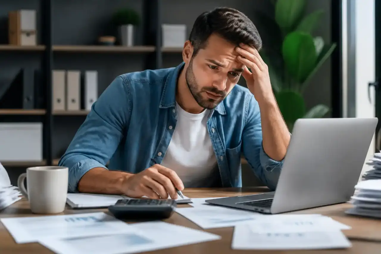 Illustration abstraite de flux financiers numériques et de stabilité de trésorerie